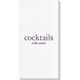 Big Word Cocktails Deville Guest Towels Image 2 of 4